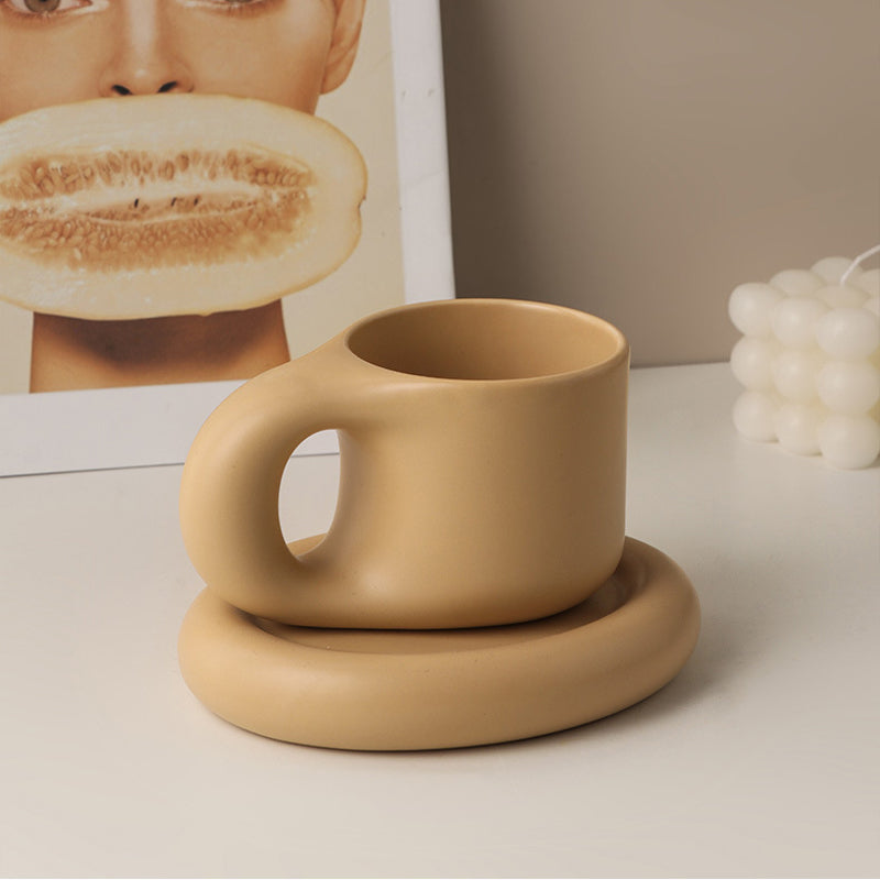 Nordisk Minimalistisk Söt Tjock Mugg