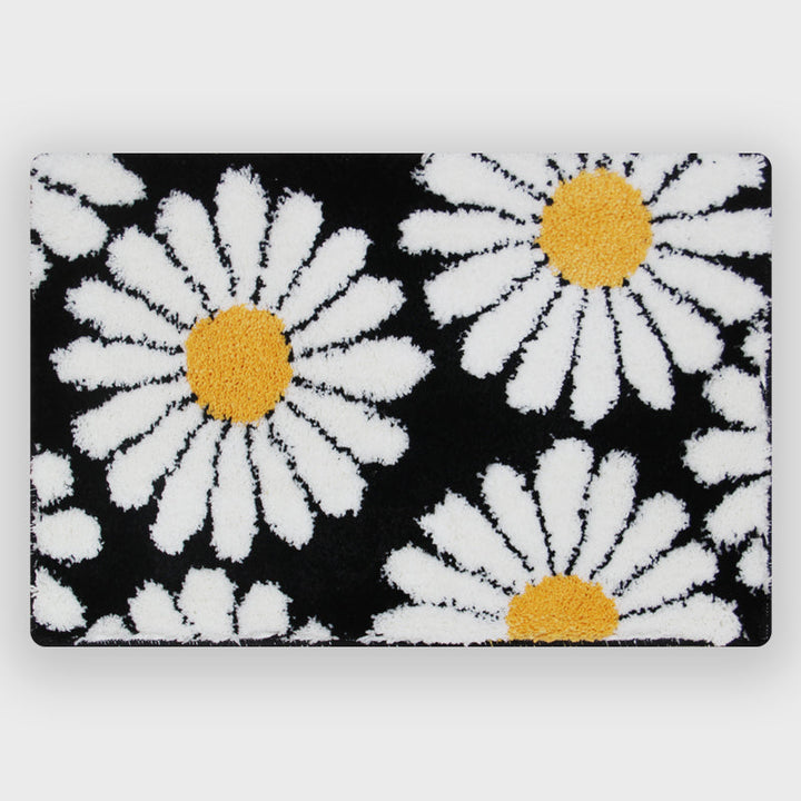 Feblilac Söt Daisy Badmatta, Lila Blommatta Badrum