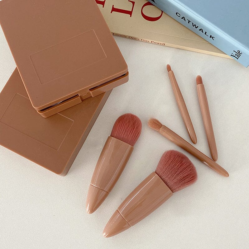 Bärbar Makeupborste med Spegel
