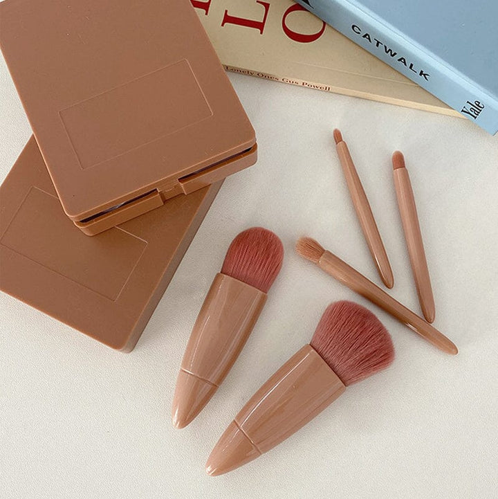 Bärbar Makeupborste med Spegel