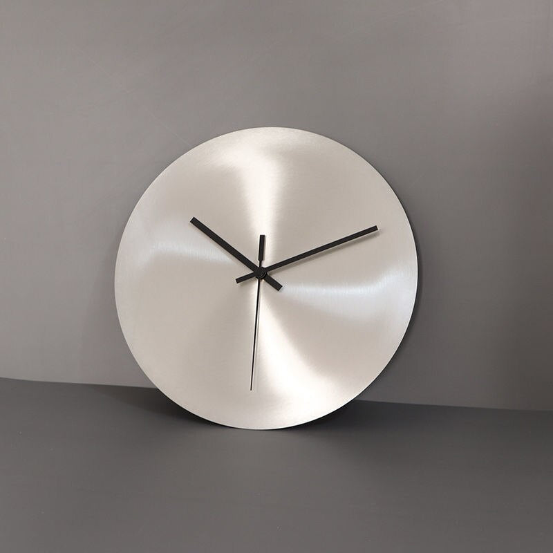 ClearTime - Minimalistisk Väggklocka i Rostfritt Stål