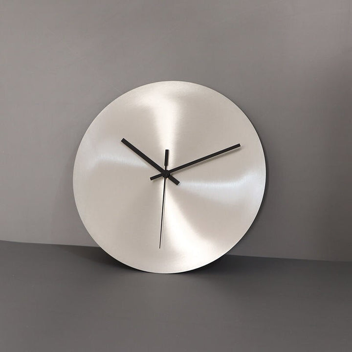 ClearTime - Minimalistisk Väggklocka i Rostfritt Stål