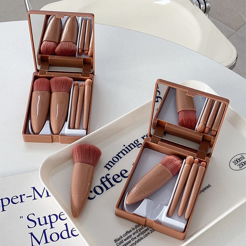 Bärbar Makeupborste med Spegel