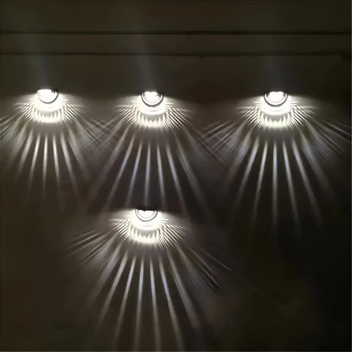 LumiWall – Solenergi Trädgårdsvägglampa