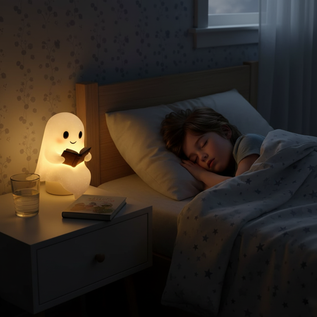 NightSpirit Lampa – Handgjord Dekorativ Nattlampa med Varmt Ljus