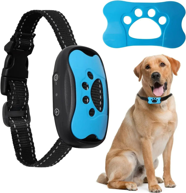 Anti-Bark Hundhalsband – Stoppa oönskat skällande med BarkBuddy vibrationsutbildningshalsband för hundar
