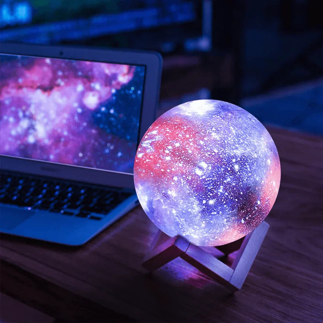 Nattlampa med Stjärnhimmel och Touchkontroll - Orion |