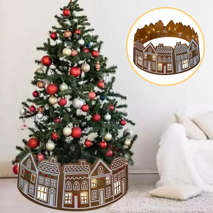 LED Pepparkakshus Julgran Krage