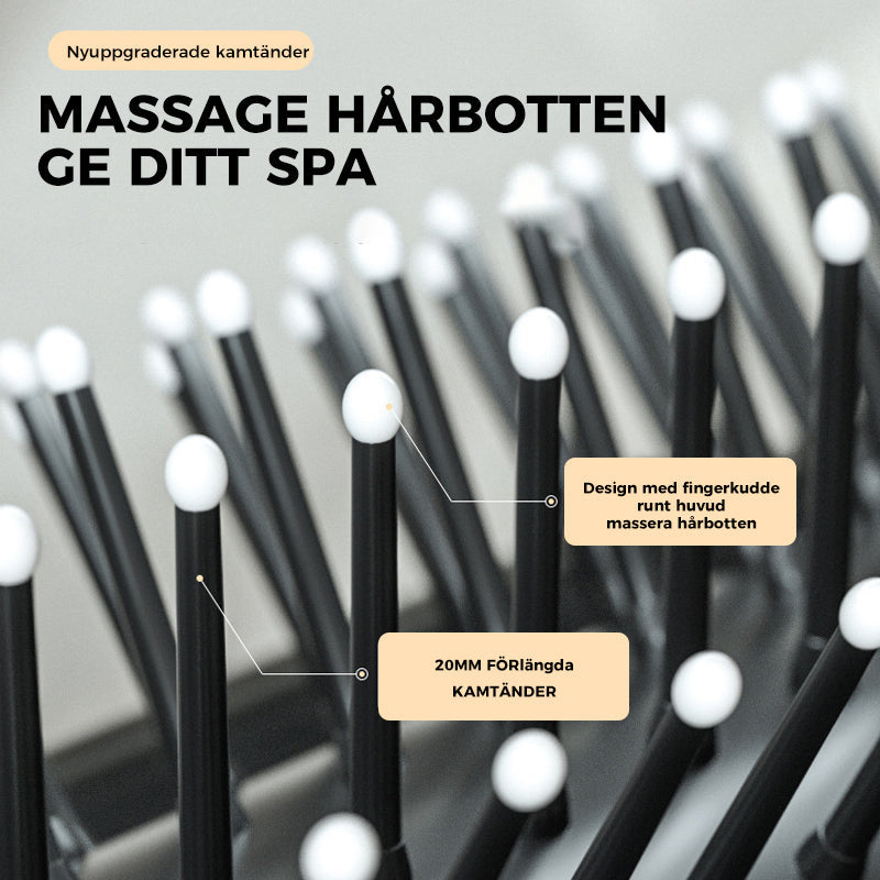 MirrorFlex Resemirror Hårborste | Fällbar &amp; Kompakt | Praktisk Styling på Språng
