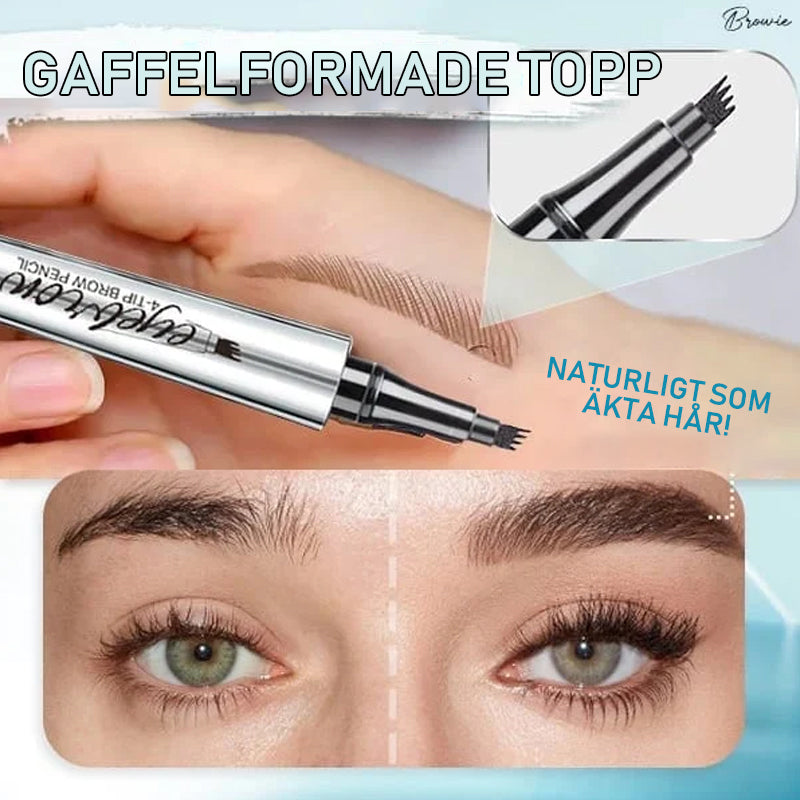 3D Vattentät Microblading Ögonbrynspenna