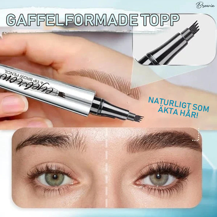 3D Vattentät Microblading Ögonbrynspenna