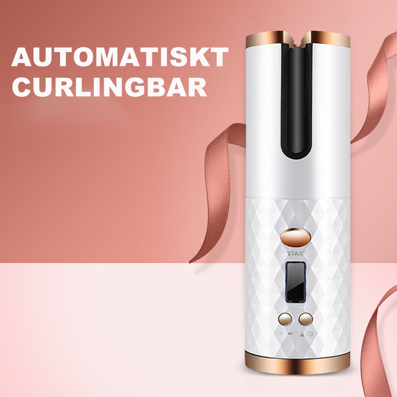 Trådlös automatisk roterande locktång