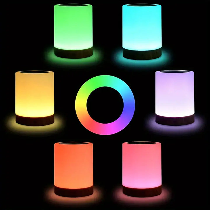Dimmbar LED Nattlampa med Modern Design och Färgskifte