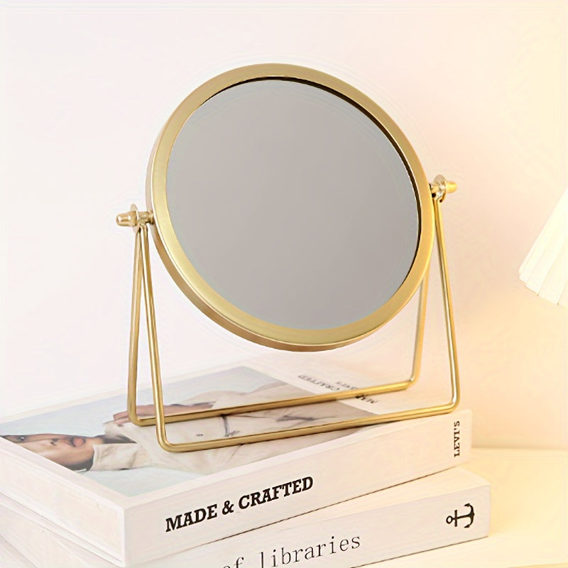 VintageGlow – Justerbar Makeup Spegel med Järnram