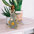 Omfamna Mor Dotter Figur Fladdrande Ljuslykta - LoveGlow