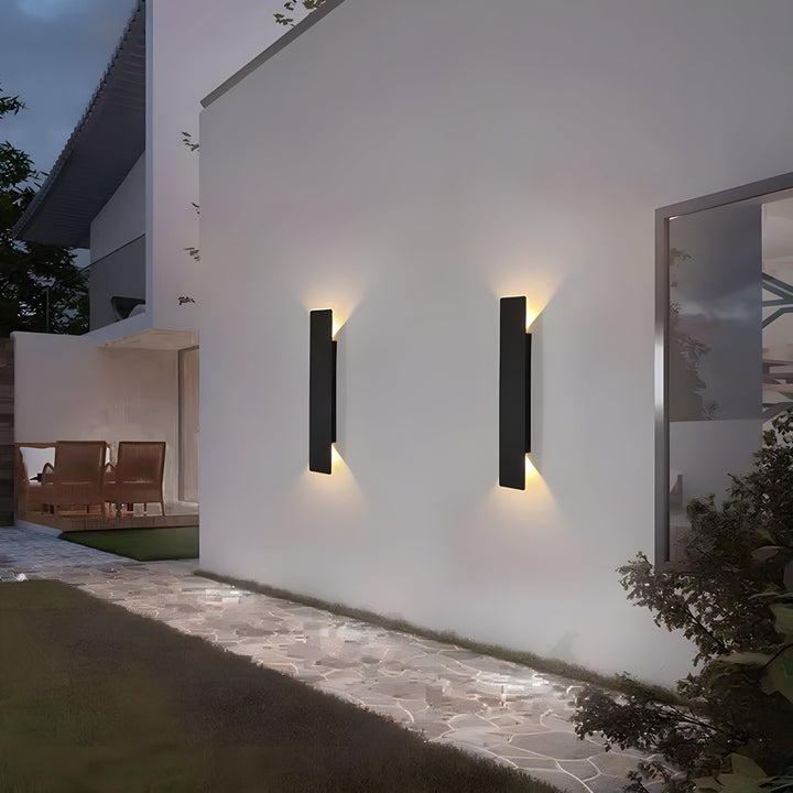 Ljus - Modern väderbeständig LED-vägglampa i aluminium för utomhusbruk