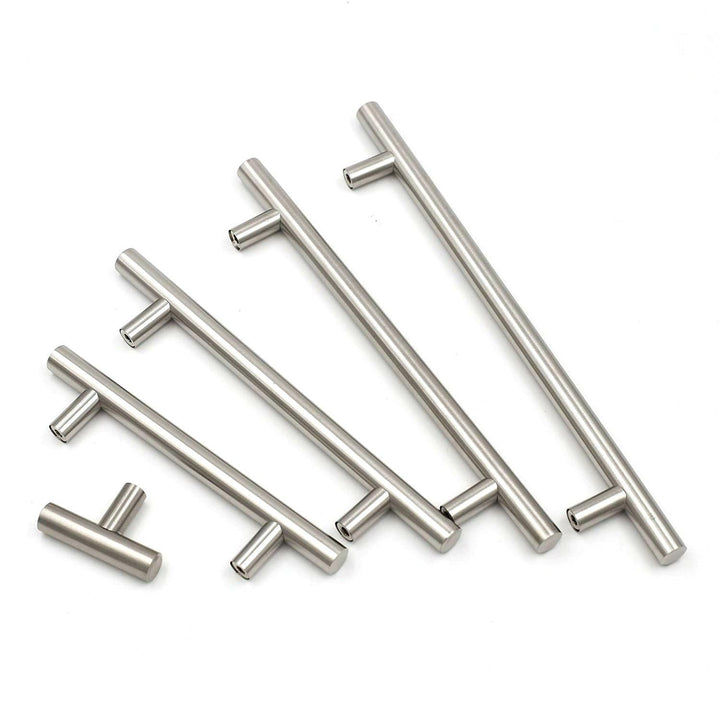 Borstad Nickel Modern Rostfritt Stål Lådhardware T-Bar Handtag