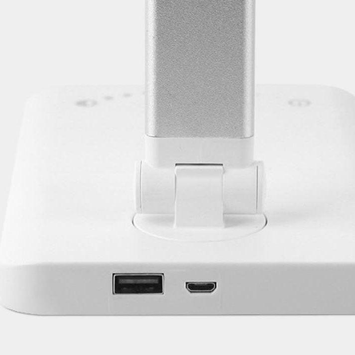 Minimalistisk Intelligent Fyrkantig Fällbar USB LED Skrivbordslampa