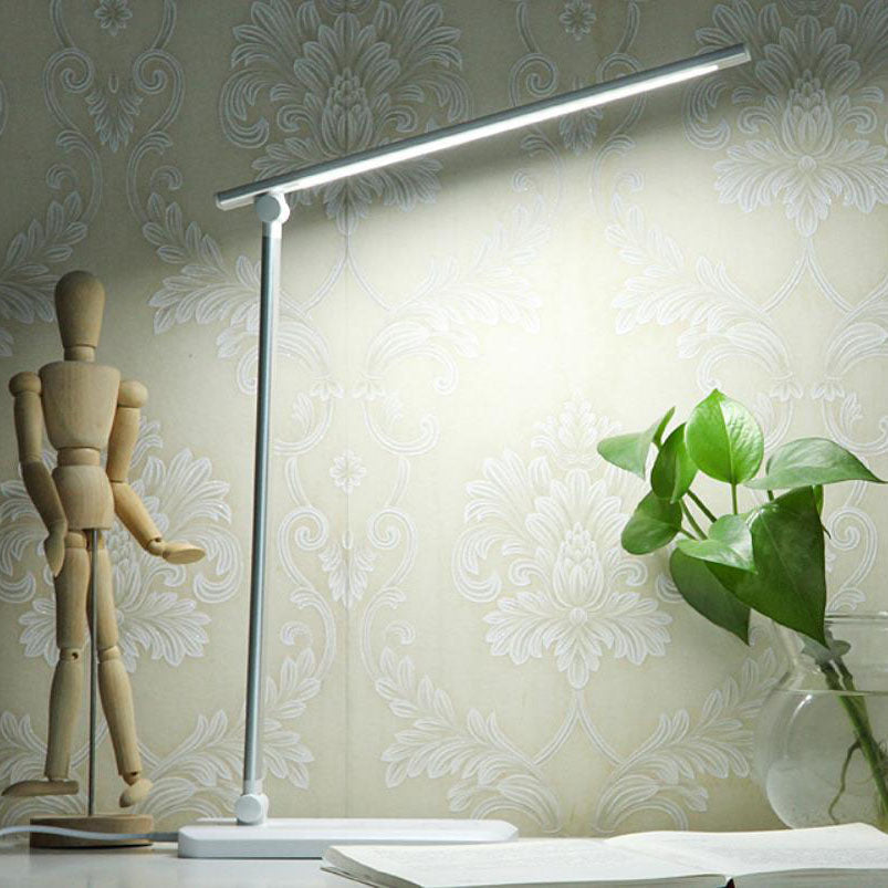 Minimalistisk Intelligent Fyrkantig Fällbar USB LED Skrivbordslampa