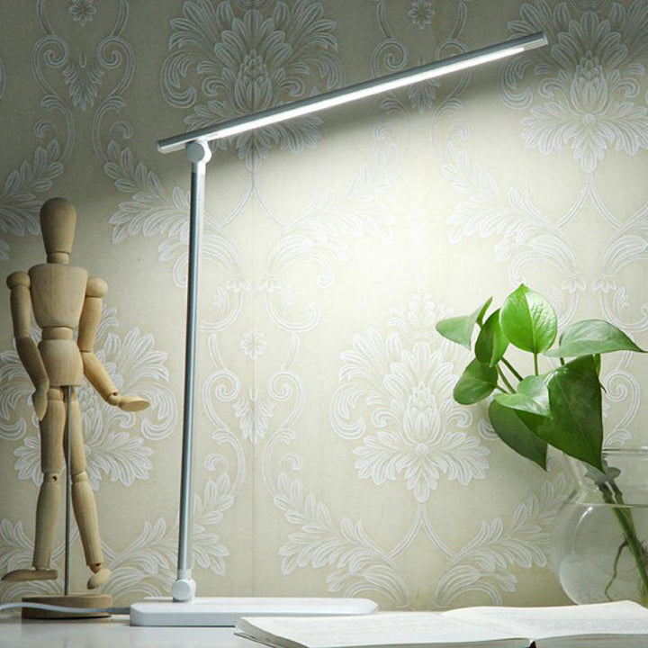 Minimalistisk Intelligent Fyrkantig Fällbar USB LED Skrivbordslampa