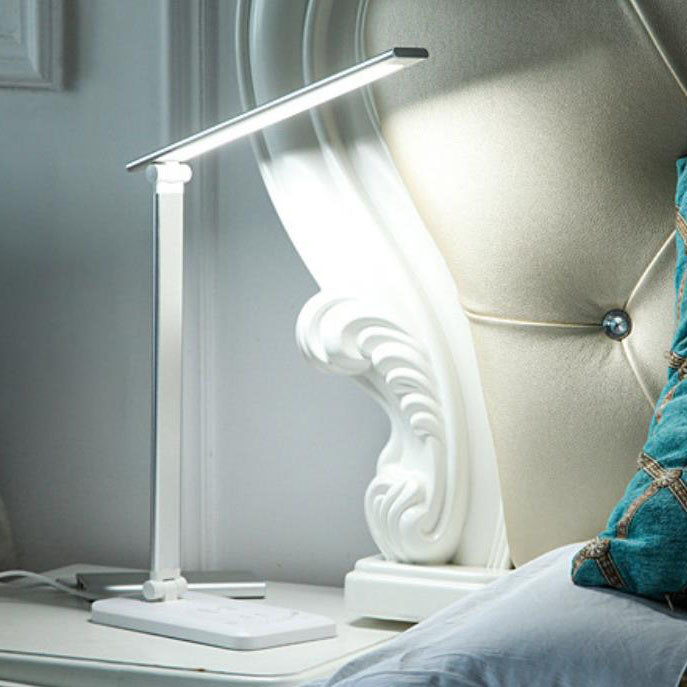 Minimalistisk Intelligent Fyrkantig Fällbar USB LED Skrivbordslampa