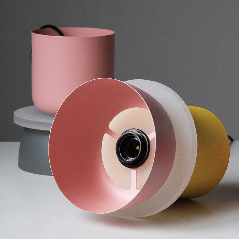 Nordisk färgglad Macaron 1-ljus LED Pendellampa