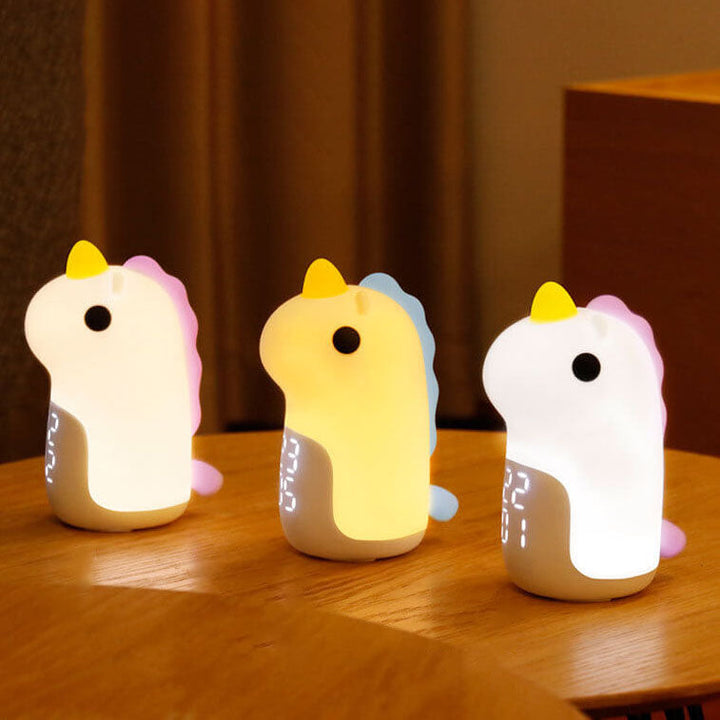 Unilora DreamLight Väckarklocka | Enhörningsdesign | Timer &amp; LED Nattlampa | Barnrumsinredning