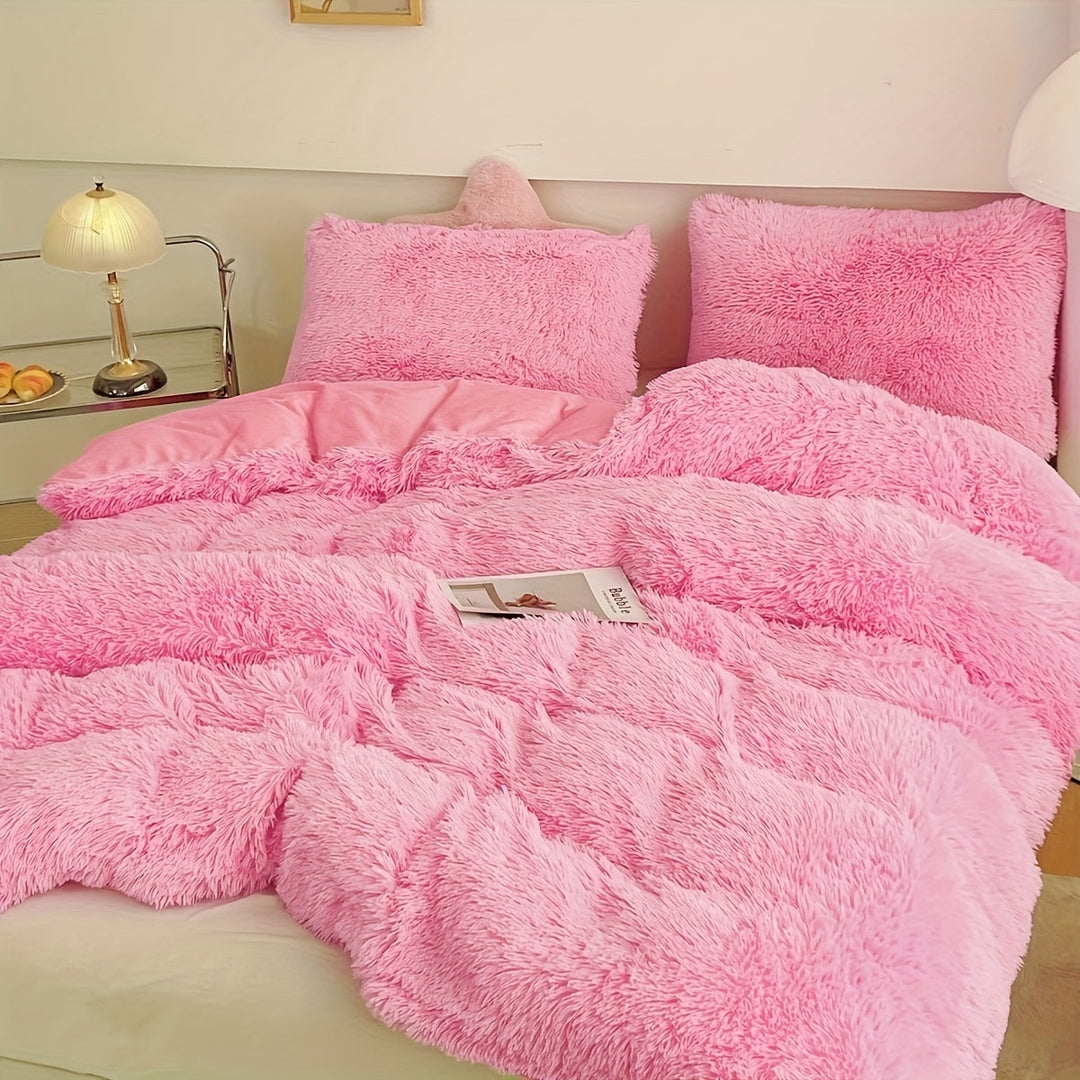 Lyxigt Sammet Duvet Täcke Set för Ultimat Komfort