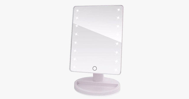 LED Sensor Sminkspegel med 180-Graders Svängfunktion - Använd den på ditt sätt