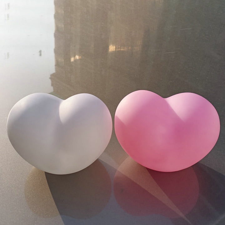 LuvSphere Silikon LED Nattlampa | Hjärtdesign | Bordslampa | Varm Stämningsbelysning | Dekorativ