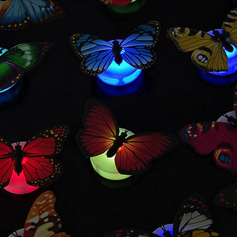 3D LED Fjäril Dekoration Nattlampa