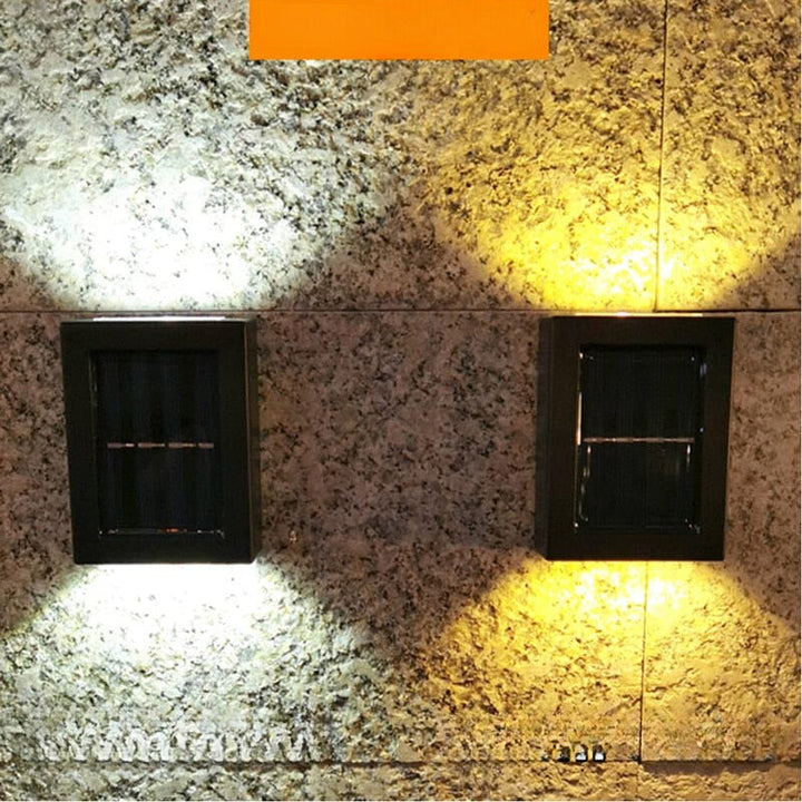 Solenergidriven terrassvägglampa