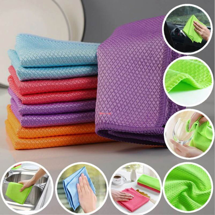 Mjukt Touch Wonder Cloth – Ränderfri rengöring av glas, speglar och rostfritt stål |