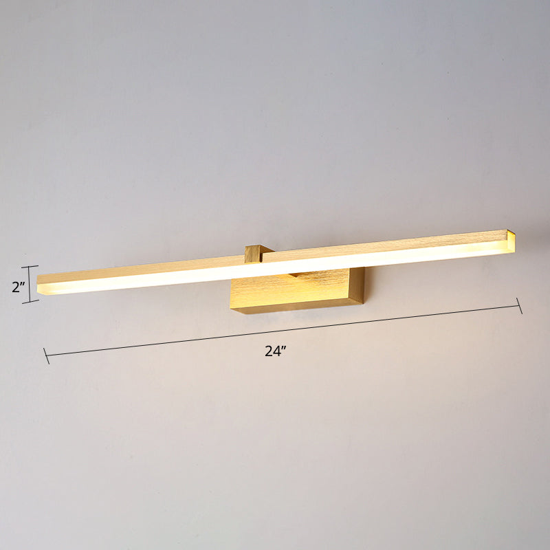 Guldig Badrumslampa LED Modern Design