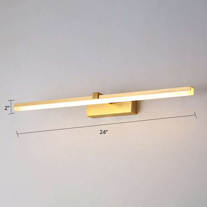 Guldig Badrumslampa LED Modern Design