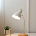 Ficklampformad svängbar bordslampa Macaron Metall 1-lamps nattlampa för barnrum