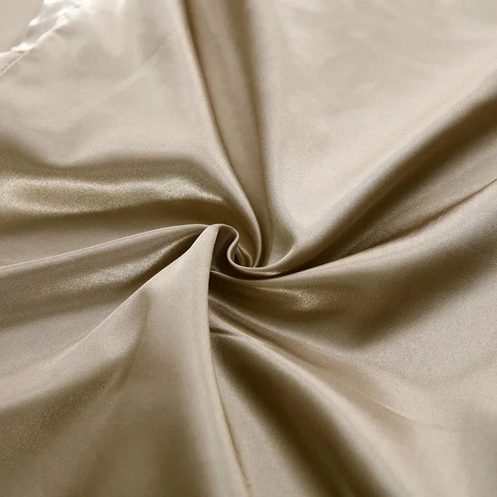 Lyxigt Siden Satin Sängkläder Set - SilkElegance