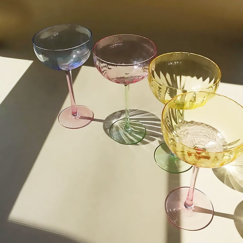 färgade Pumpa Glas