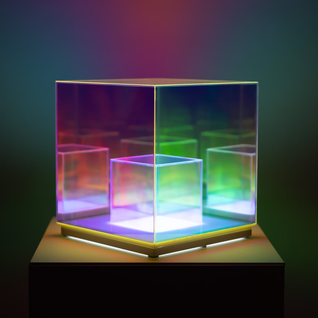 Koncentrisk Kub Bordslampa, Modern Belysning