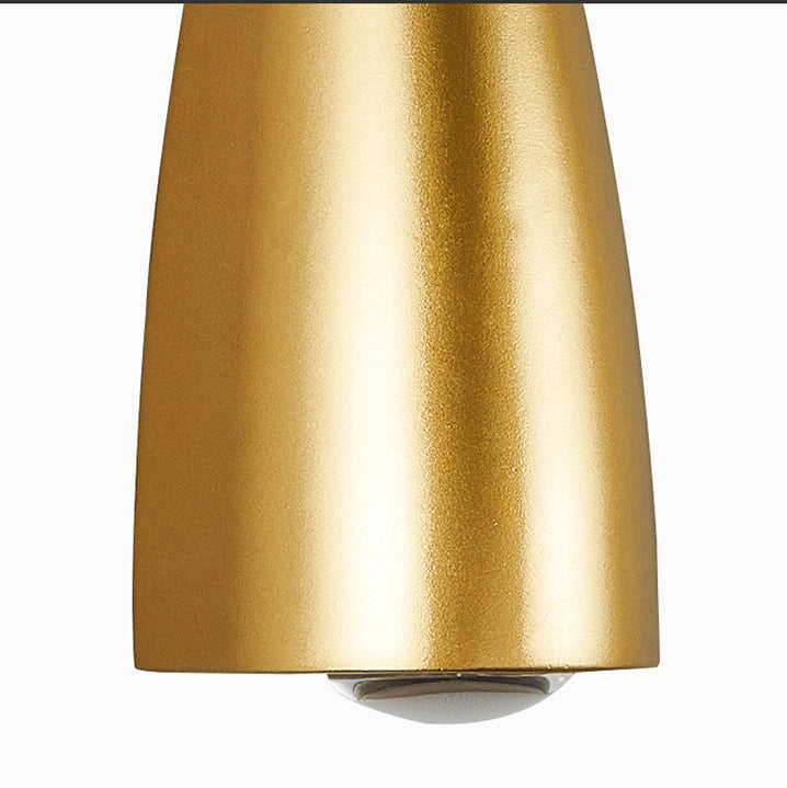 Modern Enkel Lång Horn 2-Ljus LED Inomhus- och Utomhusvägglampa