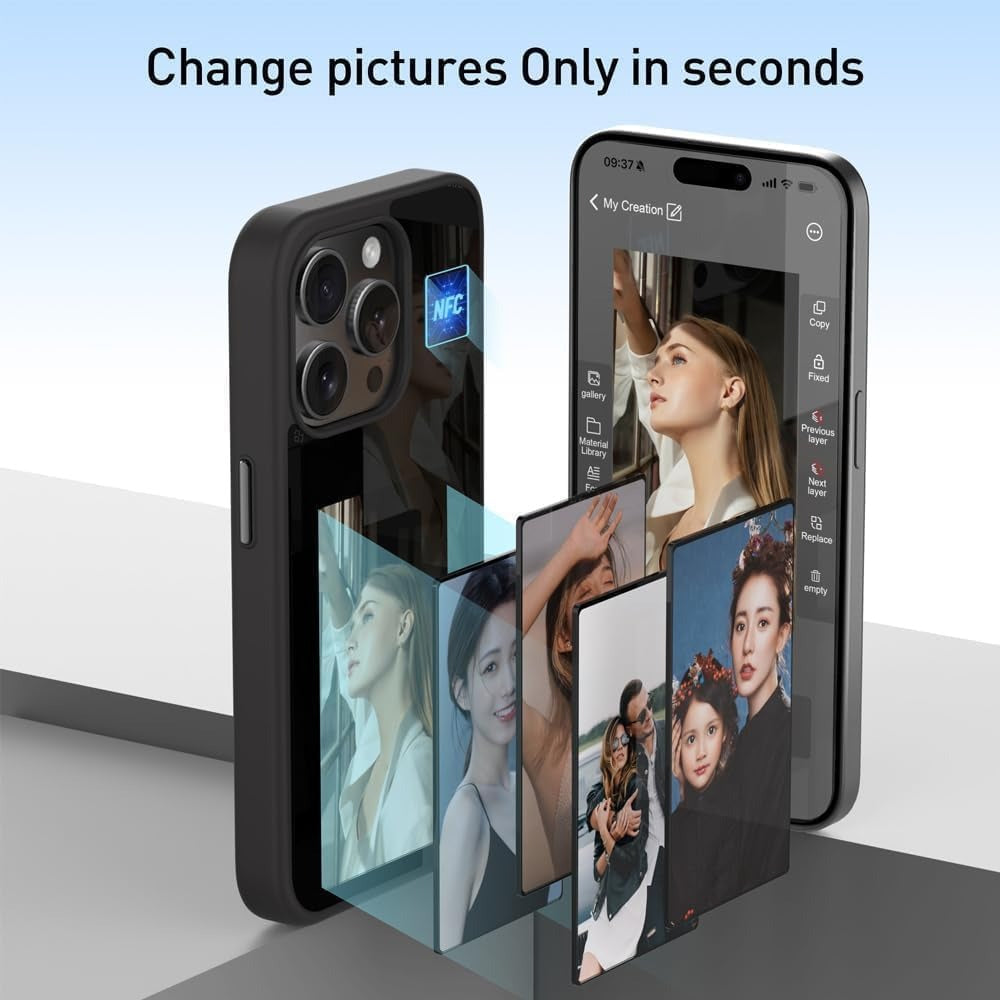 PicFrame iPhone-fodral | Dynamisk fotodisplay |