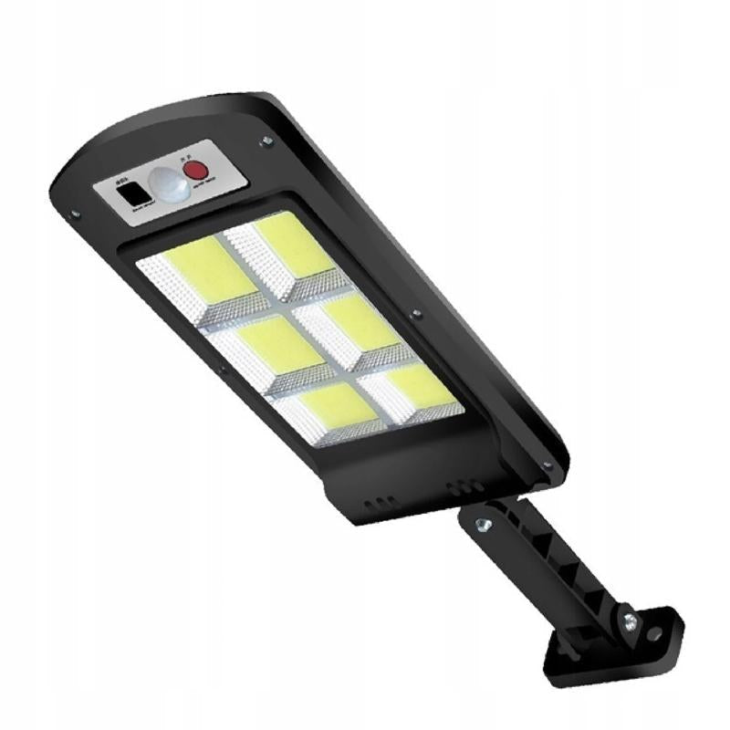 200W Utomhus Solar LED Lampa med Fjärrkontroll, Rörelse- och Skymningssensor