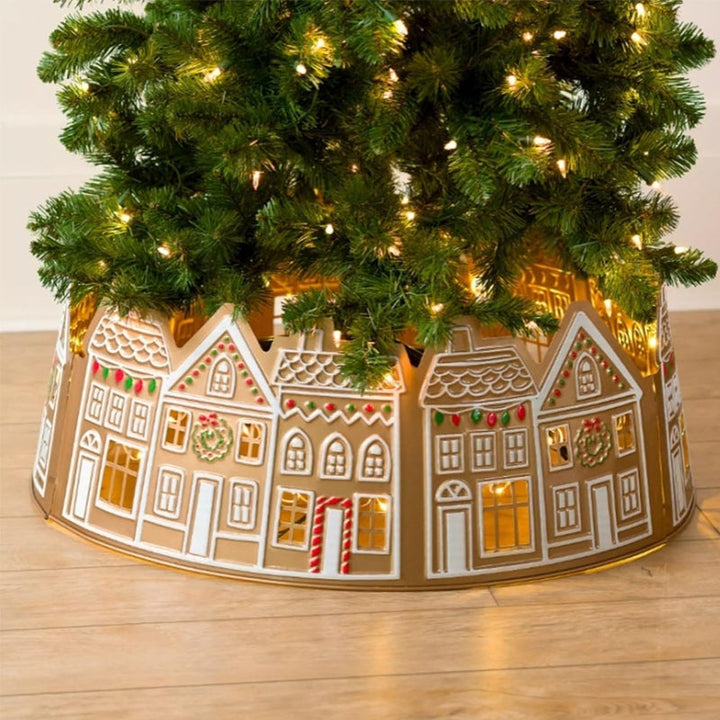 LED Pepparkakshus Julgran Krage