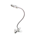 Kreativ enkel USB-byxknapp LED-läsclip-lampa
