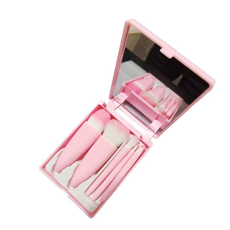 Bärbar Makeupborste med Spegel