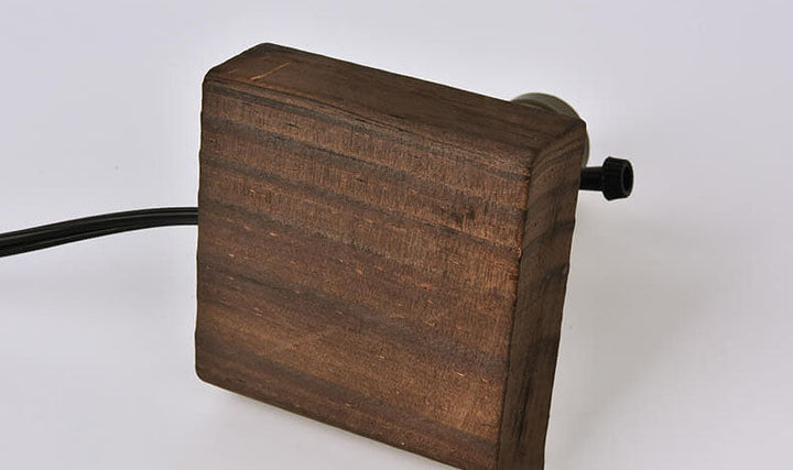 Vintage Industriell Järn Lampa 1-Ljus Bordslampa