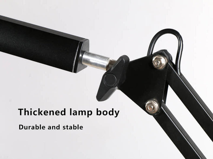 LED Fällbar Lång Arm Klämma Ögonskydd USB Lampa för Läsning
