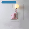 FairyGlow – Tecknad Vägglampa för Barn | Magisk Nattlampa med 3D Måne Design