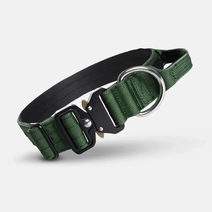 Taktisk Hundhalsband med Handtag – GripMaster