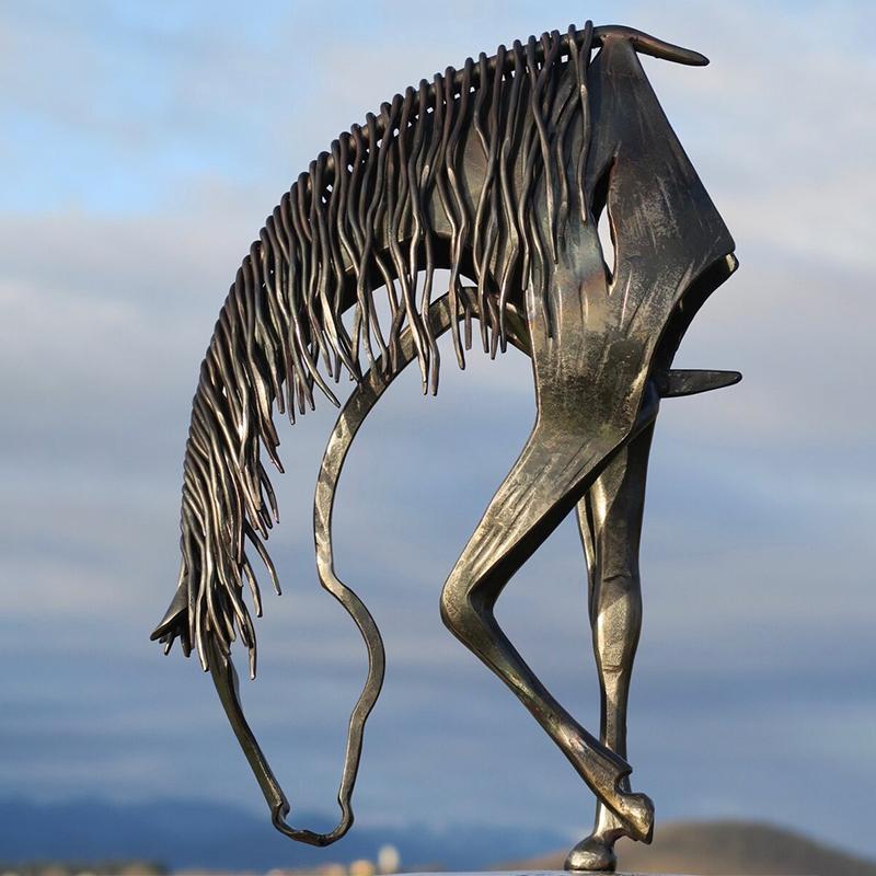 Hästs skulptur dekoration